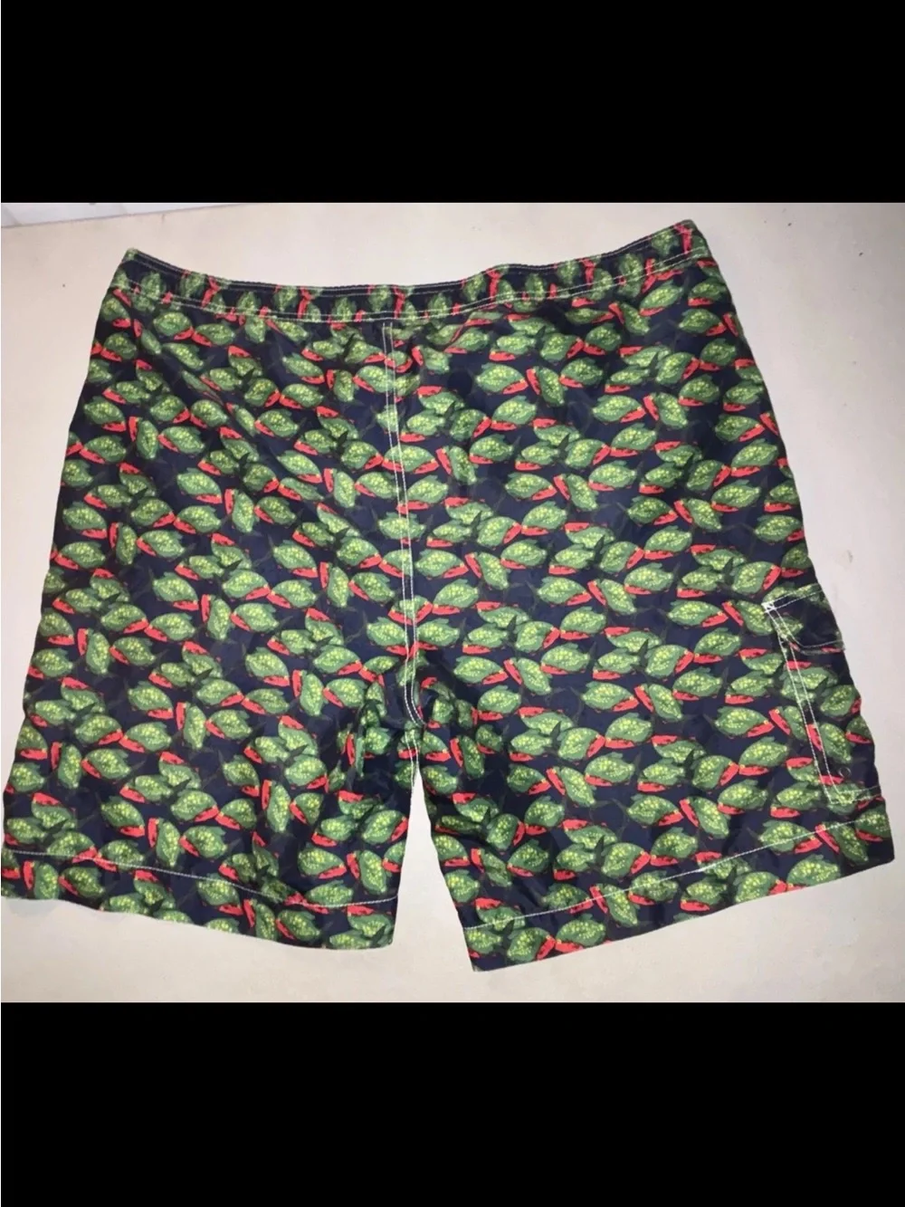 Chaps Ralph Lauren Y2K Piranha Swim Trunk Board Shorts SZ.XL Men’s